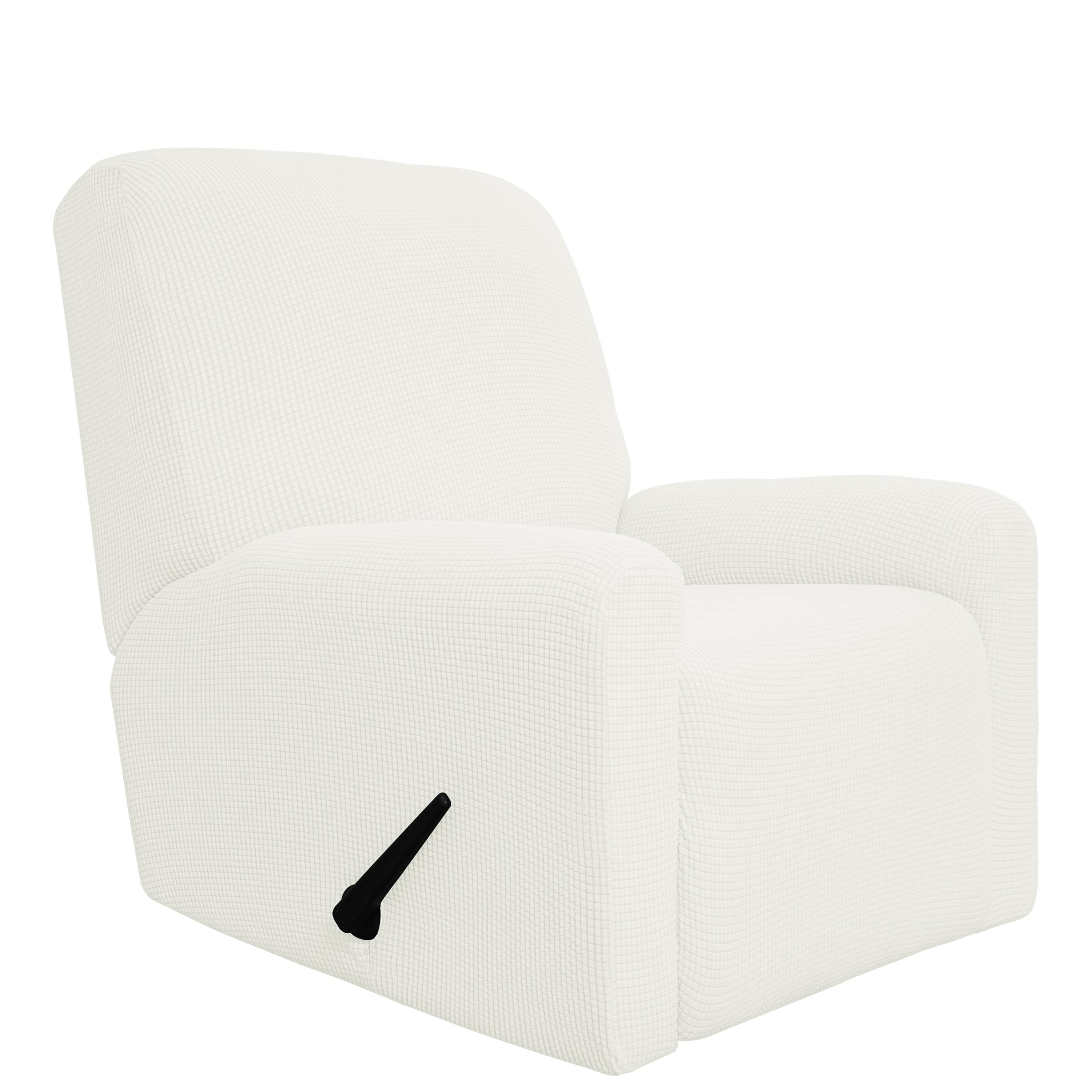 Easy-Going 4 Pieces Oversized Recliner Stretch Sofa Slipcover Sofa Cover Furniture Protector Couch Soft With Elastic Bottom, Pol